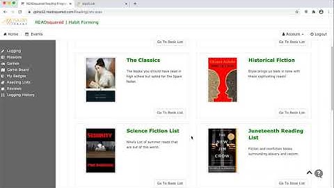 ReadSquared: Logging Books