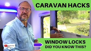 Caravan Hacks - Window Lock Operation