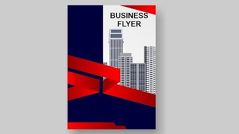 Professional business flyer design in CorelDRAW | Corporate flyer | Coreldraw tutorial | 3D flyer