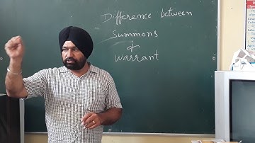 Difference Between Summons & Warrants