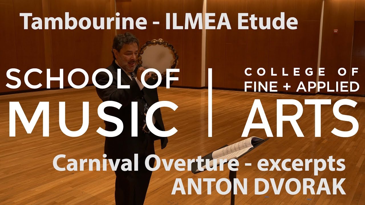 Professor Ricardo Flores ILMEA Tambourine Carnival Overture excerpts ANTON DVORAK YouTube