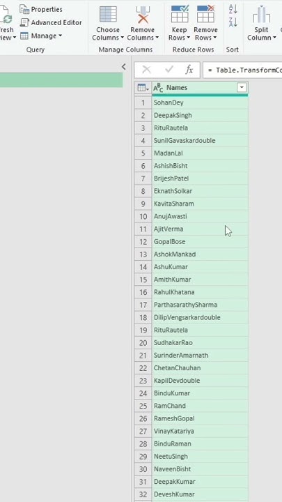 #shorts | New power query trick to split text without any delimiter ...