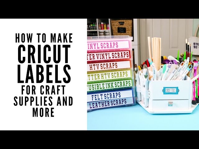 How to Make Storage and Organizational Labels with a Sharpie and Cricut  Maker - Mother Daughter Projects