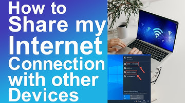 How to share my internet connection with other devices