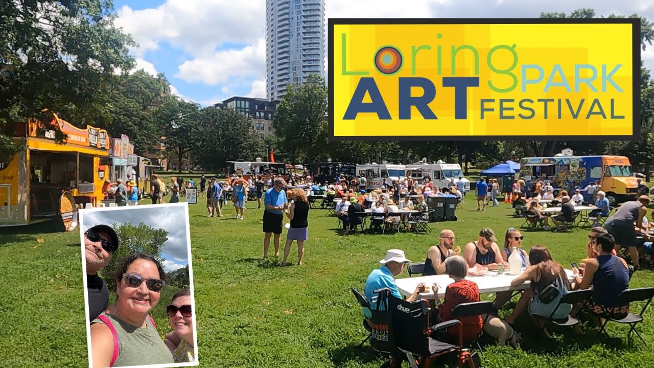 Loring Park Art festival and Food Truck Display Minneapolis MN YouTube