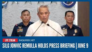 LIVE: SILG Jonvic Remulla holds press briefing | June 9