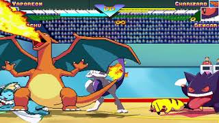 Mugen Request Team Pikachu Vs Team Gengar Gabriel Vasquez