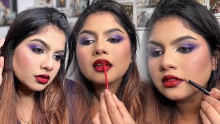 Perfect red lips for a Party or Christmas || Jahanara Pinky