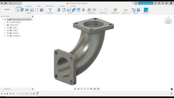 Pipe with Flange Design in Fusion 360