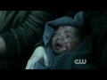 the 100 birth scene