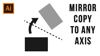 How to Mirror Copy Object to Any Axis - Adobe Illustrator Tips & Tricks screenshot 5