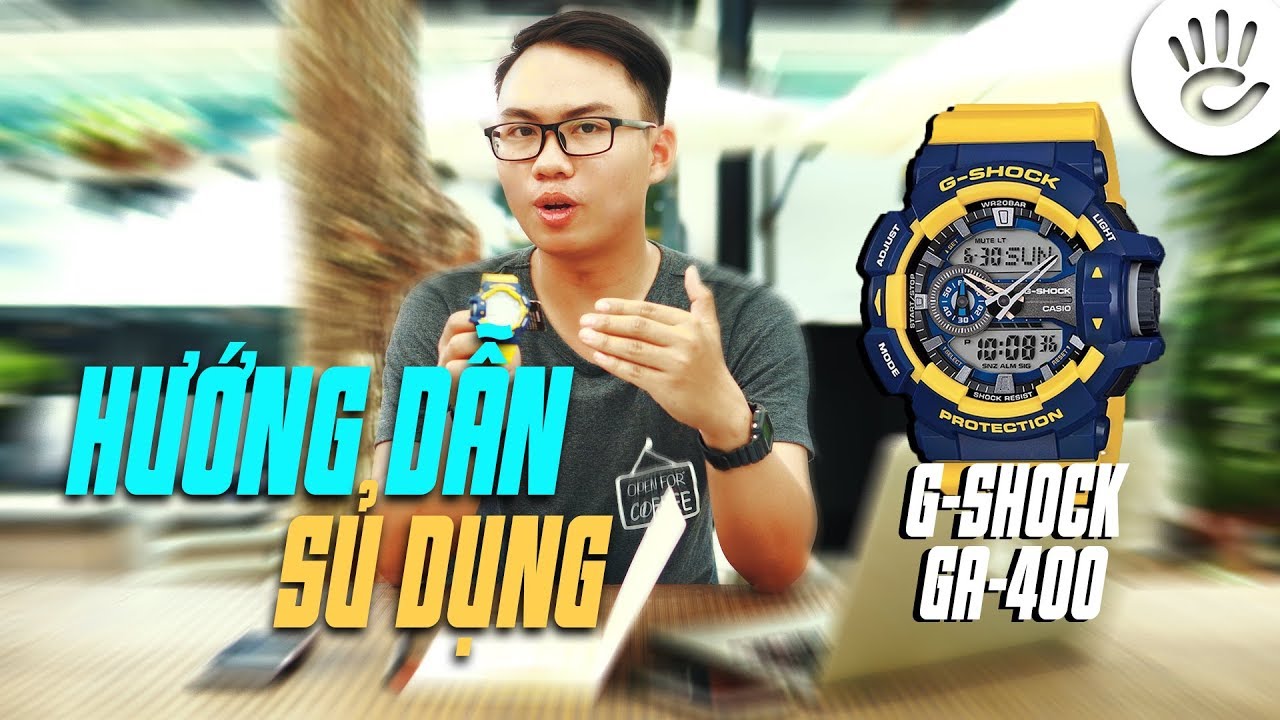 Hướng Dẫn Cách Sử Dụng Đồng Hồ G-Shock GA-400 (GA-400-9BDR)