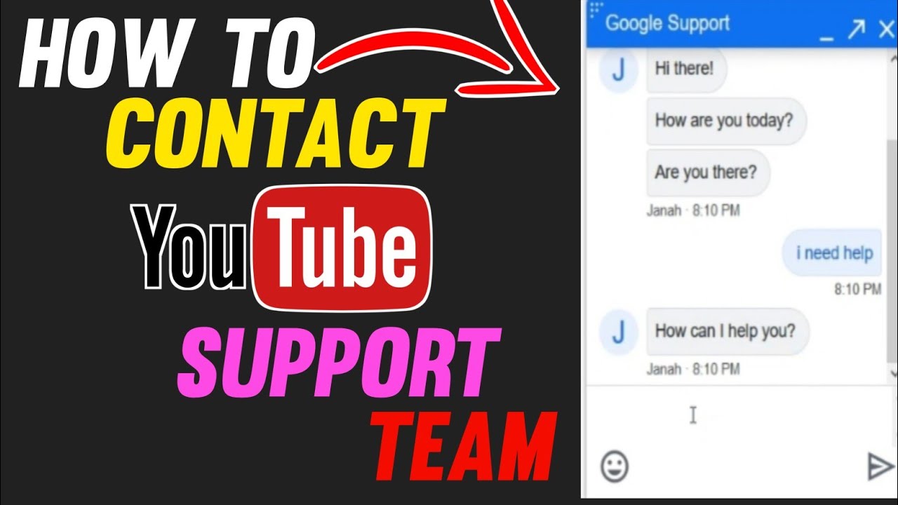 How To Contact YouTube Live Chat Support Team YouTube