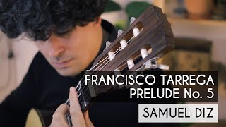 Samuel Diz plays plays Prelude No. 5 Francisco Tárrega on a 2024 Marcos Domato classical guitar