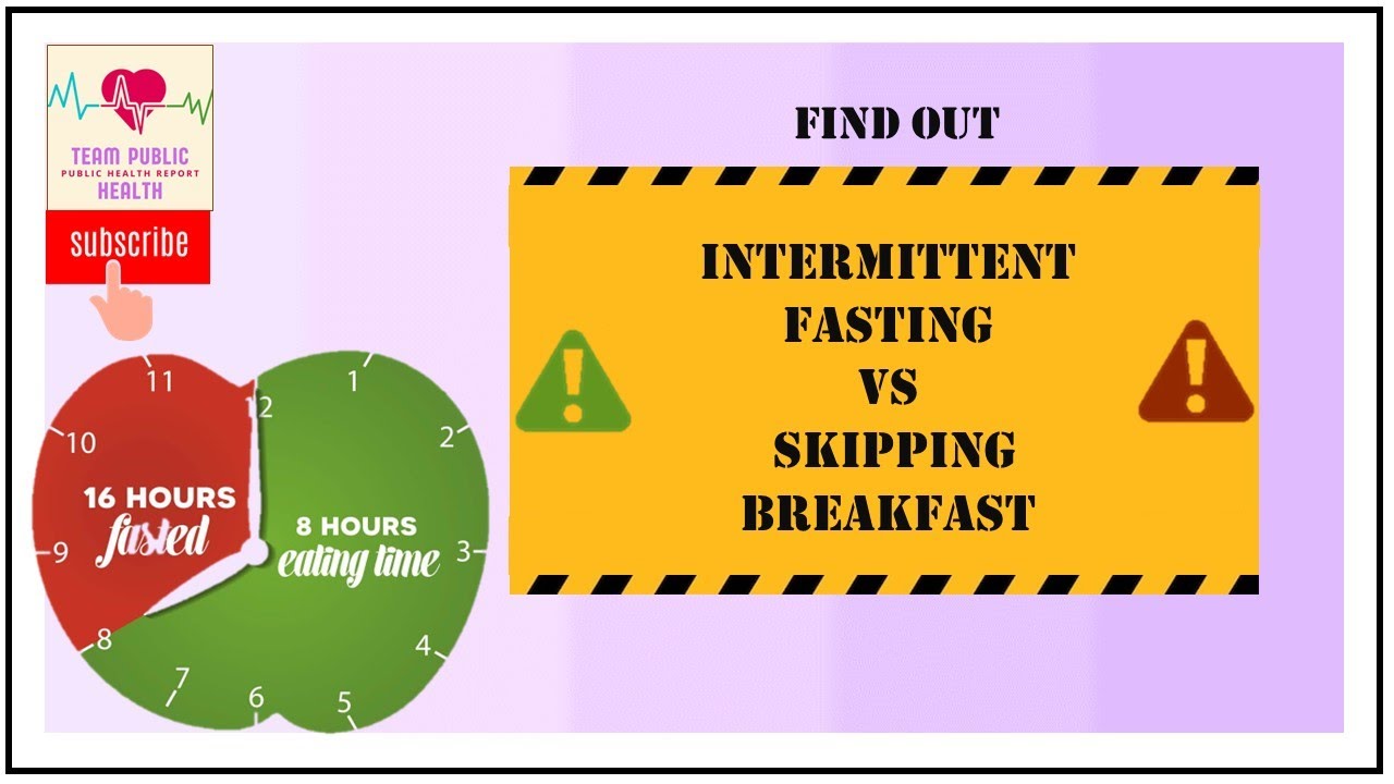 Intermittent Fasting Part 1: Intermittent Fasting vs Skipping Breakfast ...