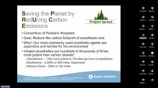 Grand Rounds - environmental sustainability in perioperative care