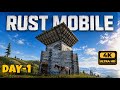 I Started Fresh on Rust Mobile Standard Mode Day 1 