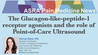 asa glp 1 Perioperative management of patients taking glucagon-like peptide receptor agonists: Society for Perioperative Assessment and Quality Improvement (SPAQI) multidisciplinary consensus statement The Glucagon-Like-Peptide-1 Receptor Agonists and
