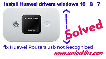 HOW to install Huawei Router drivers in windows 10 windows 8.1 WINDOWS 10 OR fix USB not recognized