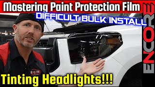 How To Tint Your Headlights Full Ppf Installation Tutorial Toyota Tundra