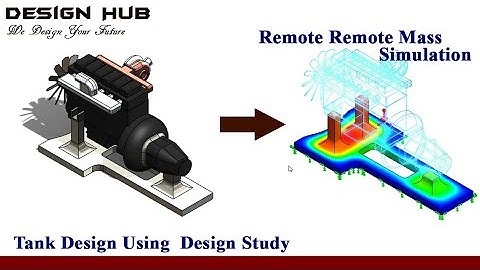 solidwork simulation -remote mass engine simulation