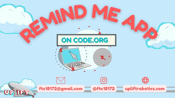 Remind Me App Code.org Tutorial