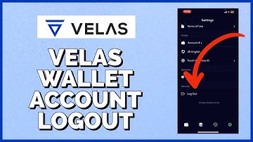 How to Logout Velas Mobile Wallet App 2024? Velas Wallet Sign Out