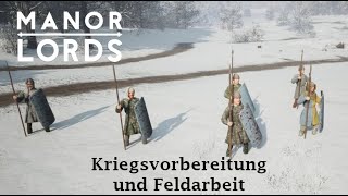 Manor Lords (2024) | Kriegsvorbereitung und Feldarbeit