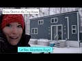 Winter Snow Storm in the Tiny House: Cozy in 192sq ft with the Cubic Mini Wood Burning Stove: LNAB