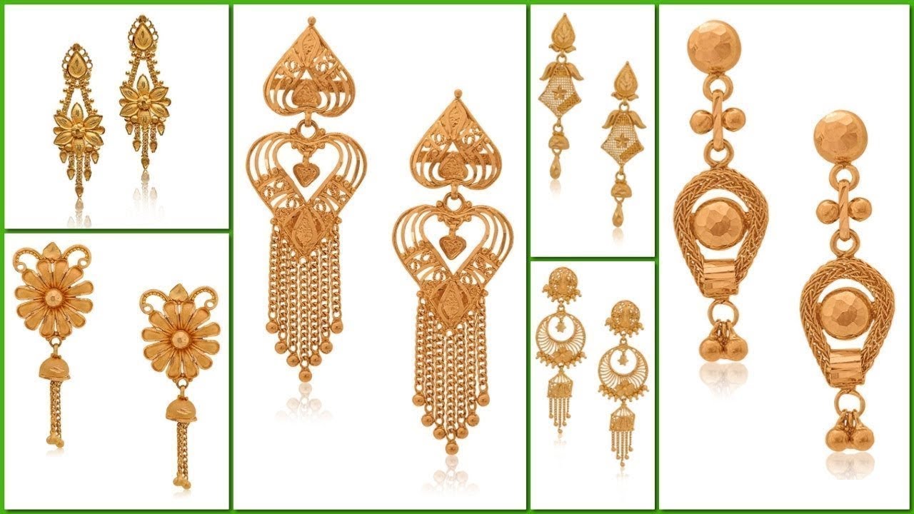 Senco Gold Earring Collection - YouTube