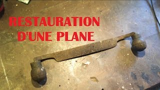 Restauration d'une plane de charron concave #1