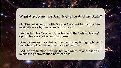 What Are Some Tips And Tricks For Android Auto? - Talking Tech Trends