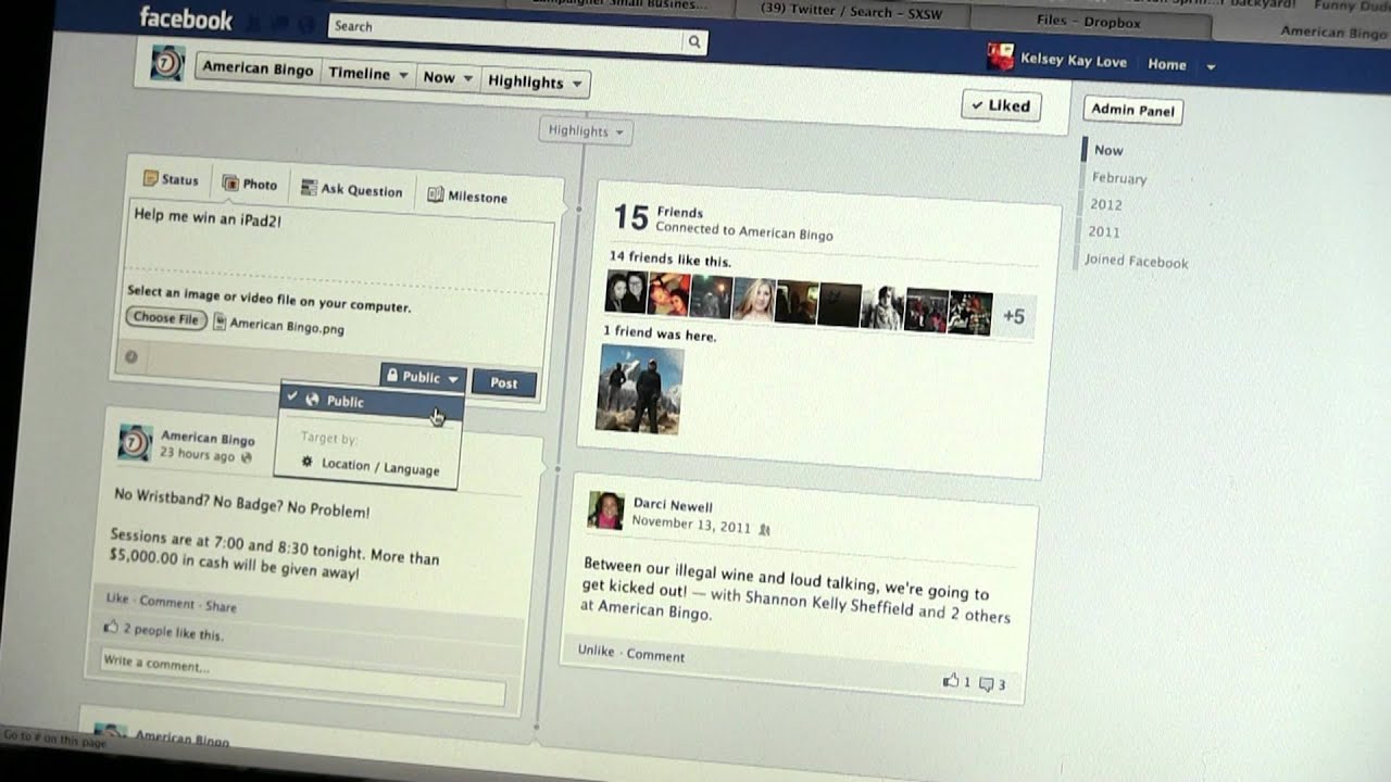 Show me yo bingo face - How to upload to Facebook - YouTube