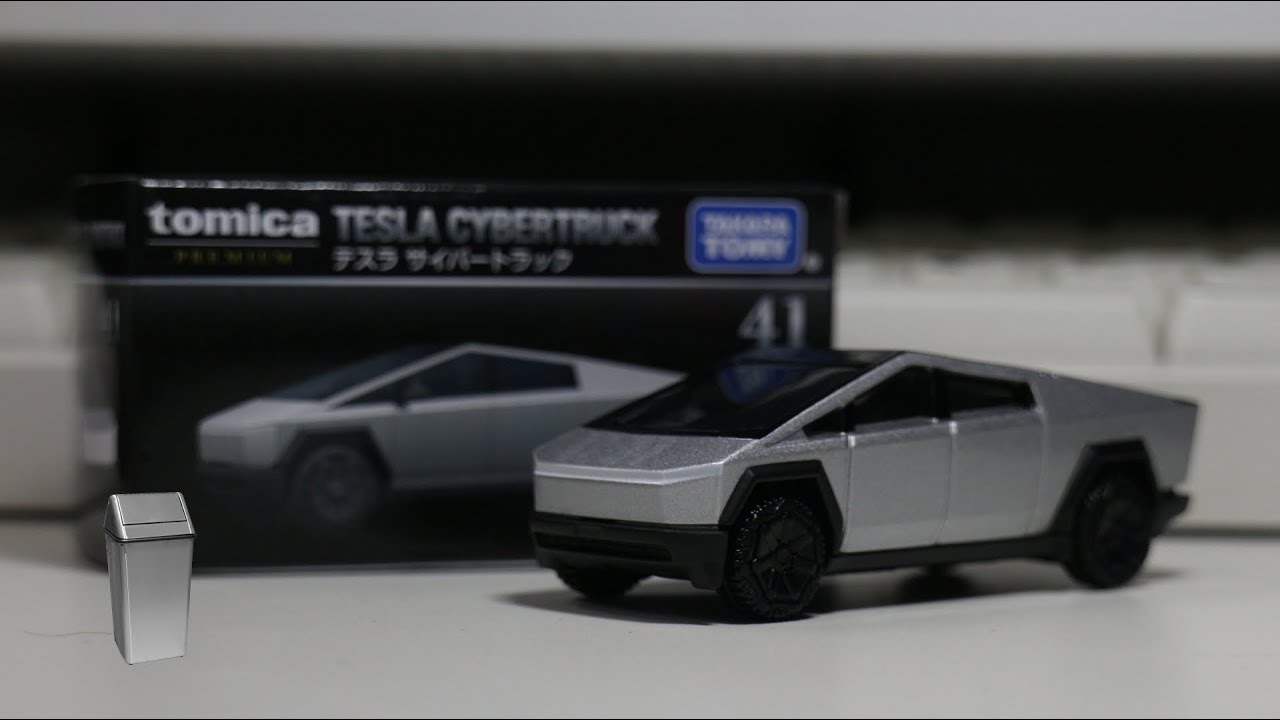 六月新June new 2025)Tomica premium unboxing no.41 Tesla Cybertruck