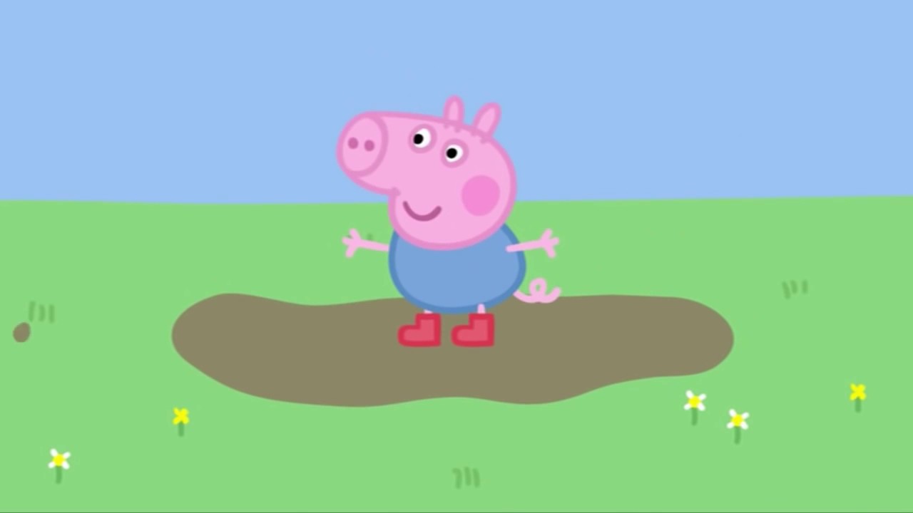 Peppa Pig En Español, Peppa Pig Y George 'Charcos De Lodo' - YouTube