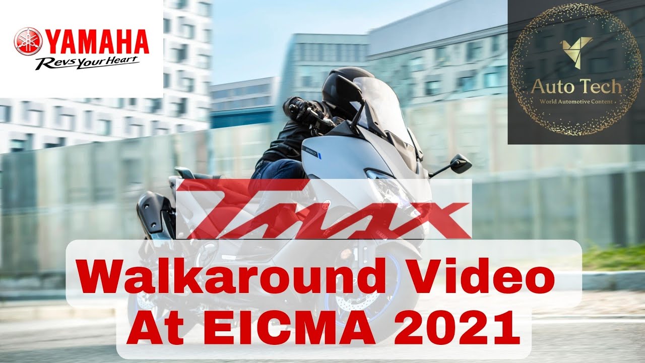 Yamaha TMAX Walkaround Video at EICMA 2021 