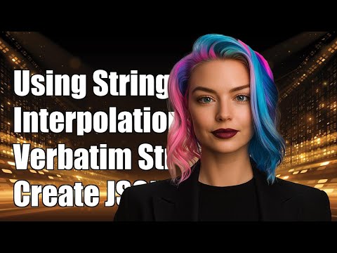 Using String Interpolation and Verbatim Strings to Create JSON in C#