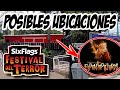 FESTIVAL DEL TERROR 2022 Posibles UBICACIONES DE LAS CASAS de terror Six Flags México