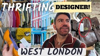 THE BEST CHARITY SHOPS IN WEST LONDON | *Designer items* COME THRIFTING WITH ME | MR CARRINGTON