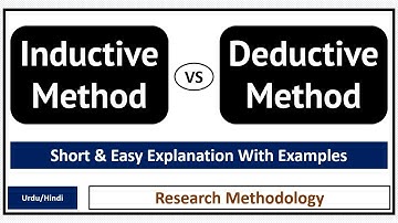 What is Inductive Method and Deductive Method? Inductive vs Deductive Method