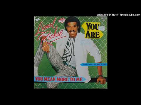 Lionel Richie - You Are (Extended Mix 1982)