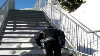 20100213@朝里ゲレンデまでの道(3/3)by Xacti DMX-CG11