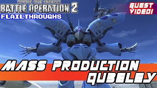 Gundam Battle Operation 2 Guest Video: AMX-004G Qubeley Mass Production Type At 700