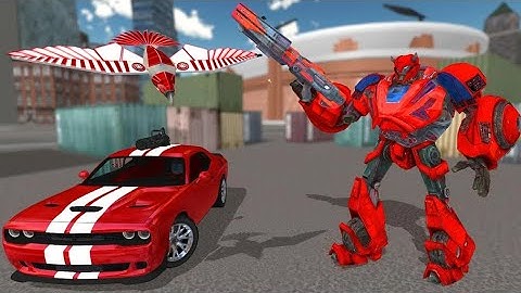 Flying Eagle Robot Car Transform Game || Muscle Car Robot Transform Game || 3D Unity Best Game