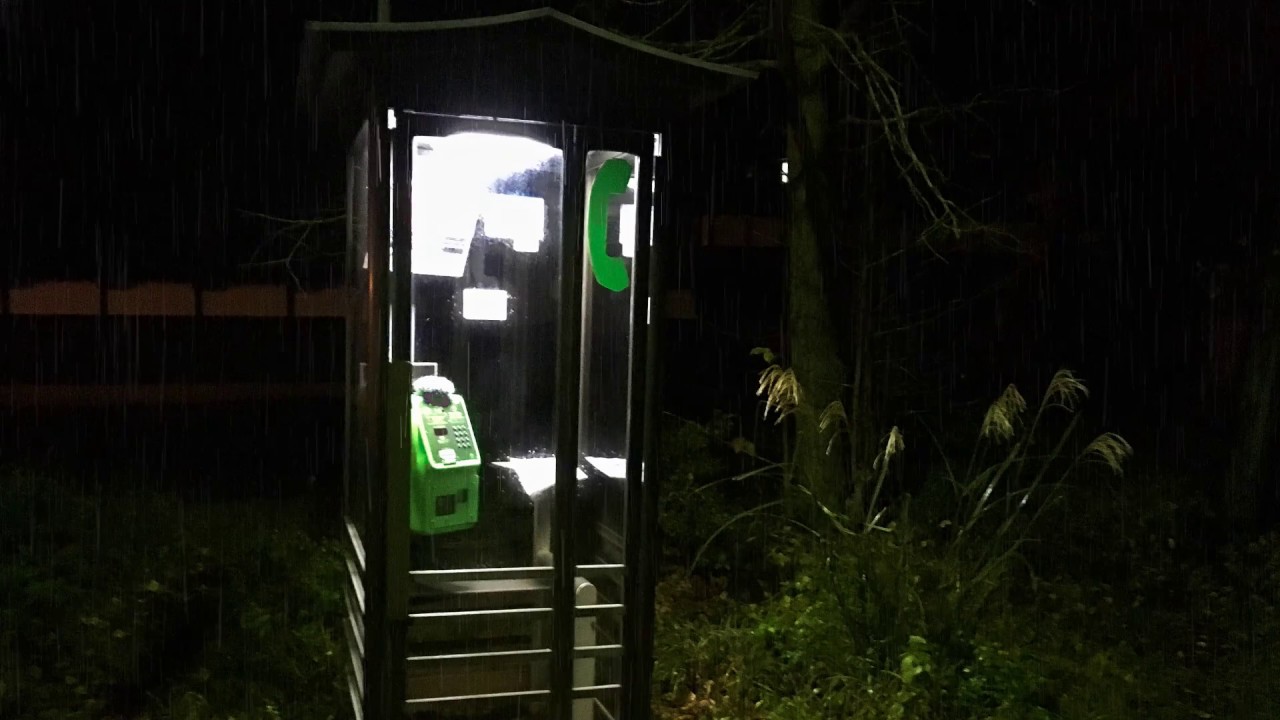 電話ボックス 深夜の雨 眠れる 落ち着くroof Rain Sounds Telephone Box 仕事と勉強の集中力を高める Youtube