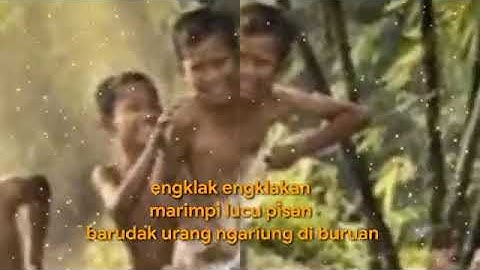 Jaman baheula engklak-engklan darso