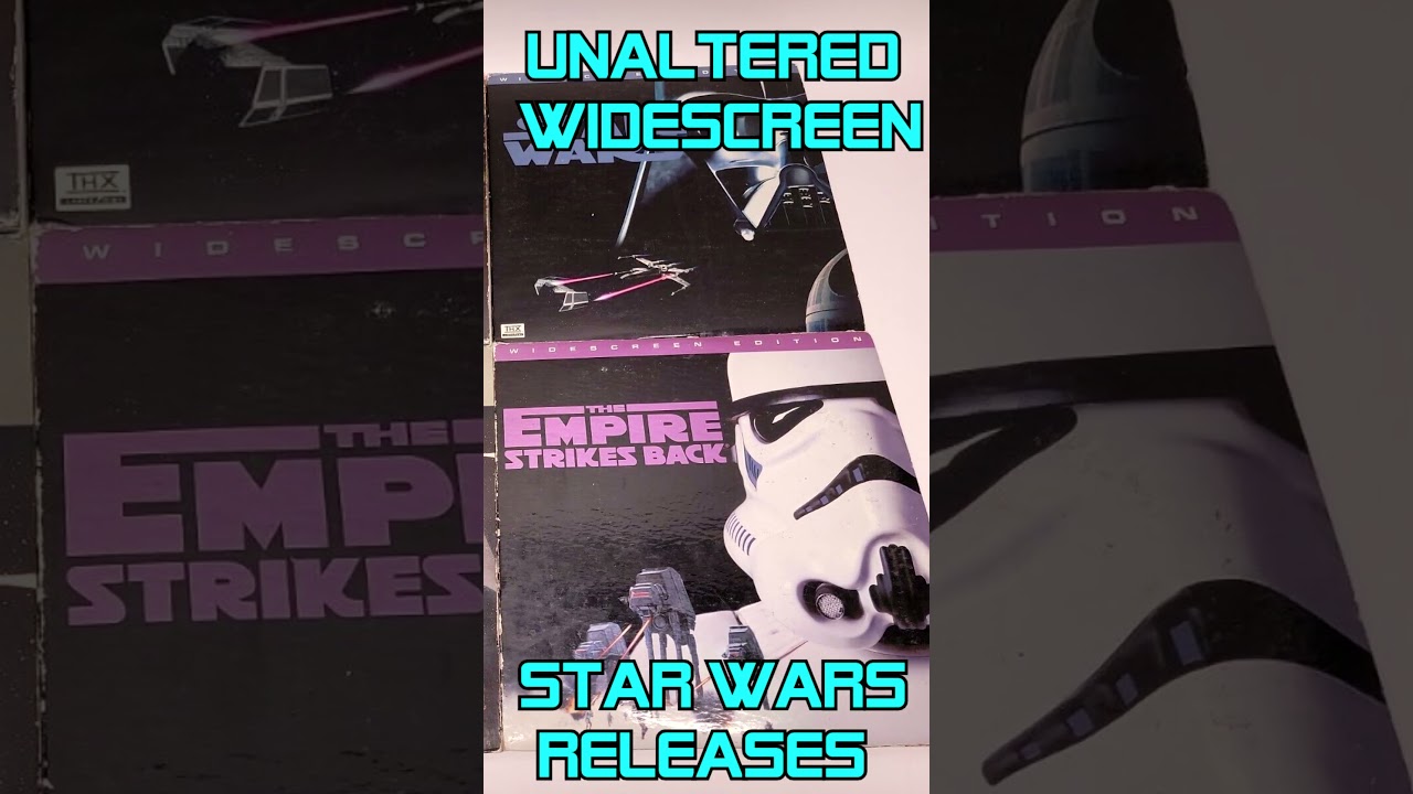 Unaltered Star Wars Widescreen on Laser Disc and VHS 