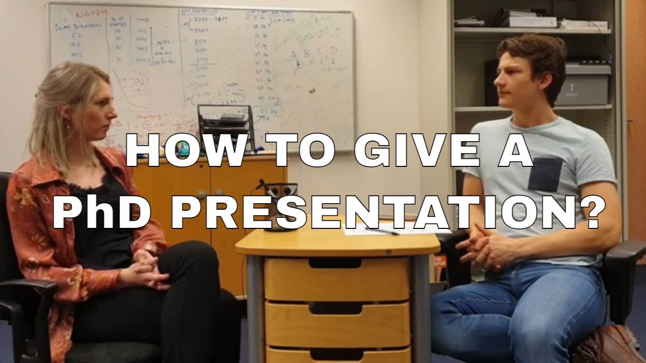 phd presentation tips