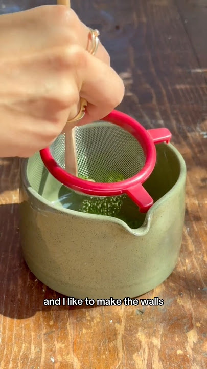 Download lagu it has so much caffeine tho😳 #matcha #matchabowl #clay #pottery #wheelthrowing
