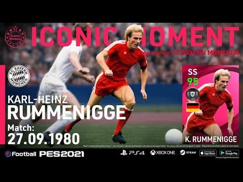 ICONIC MOMENT K.RUMMENIGGE GOAL RECREATION #PES2021 #shorts